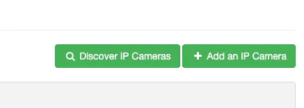 Adding network (IP) cameras by make / mode — capture d'écran